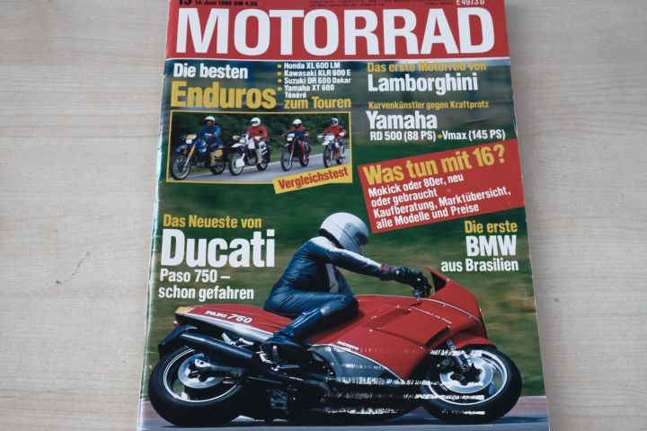 Deckblatt Motorrad (13/1986)