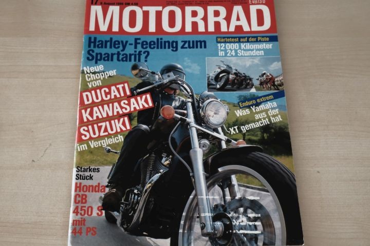 Deckblatt Motorrad (17/1986)