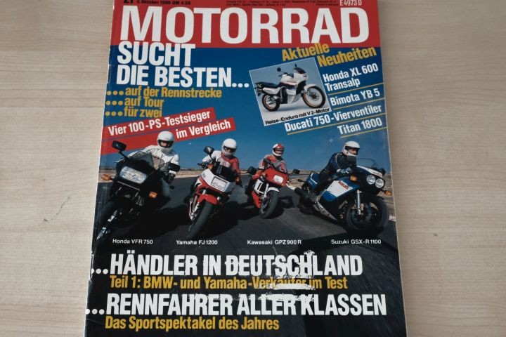 Deckblatt Motorrad (21/1986)