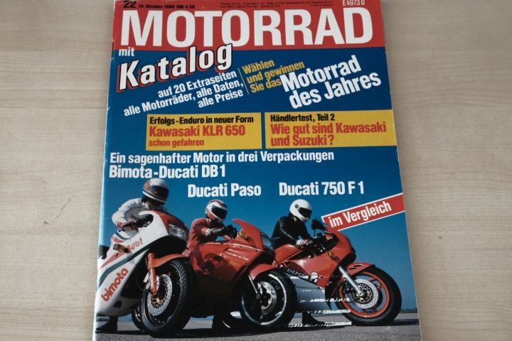 Deckblatt Motorrad (22/1986)