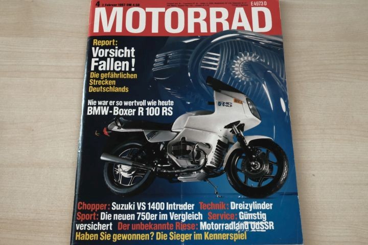 Deckblatt Motorrad (04/1987)