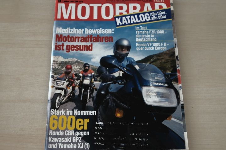 Deckblatt Motorrad (06/1987)