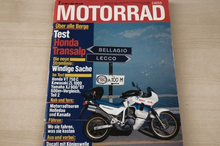 Deckblatt Motorrad (07/1987)