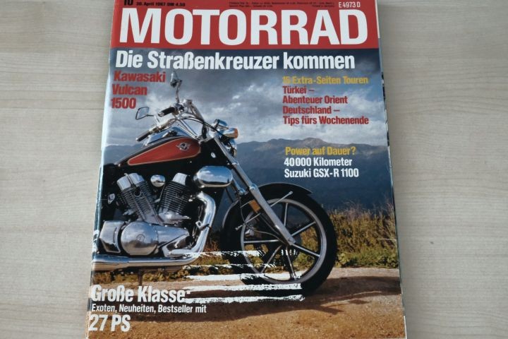 Deckblatt Motorrad (10/1987)