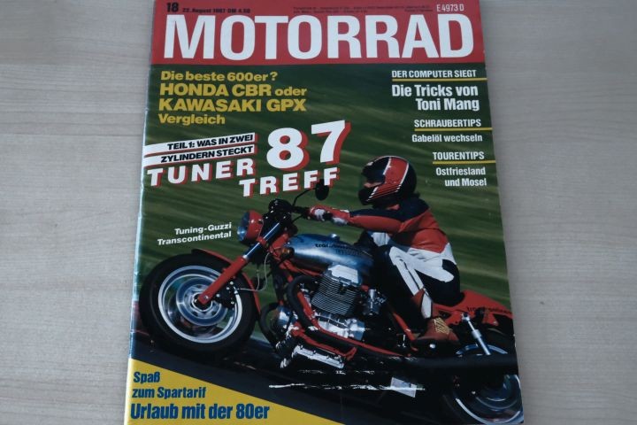 Deckblatt Motorrad (18/1987)