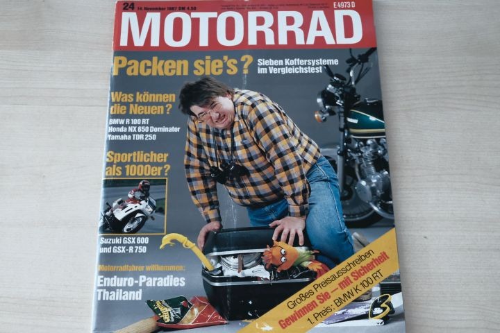 Deckblatt Motorrad (24/1987)