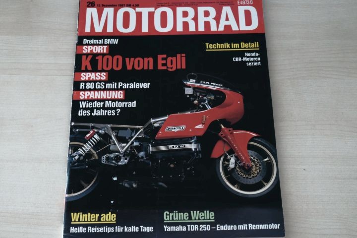 Deckblatt Motorrad (26/1987)