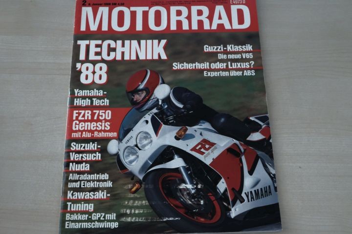 Deckblatt Motorrad (02/1988)