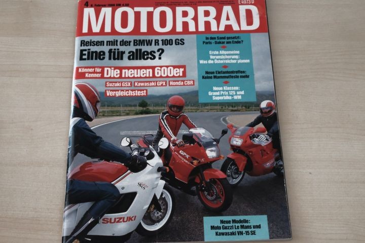 Deckblatt Motorrad (04/1988)