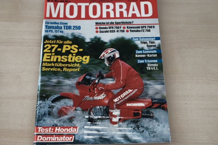 Deckblatt Motorrad (08/1988)