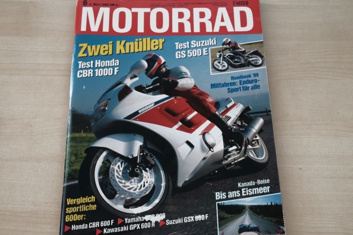 Deckblatt Motorrad (06/1989)