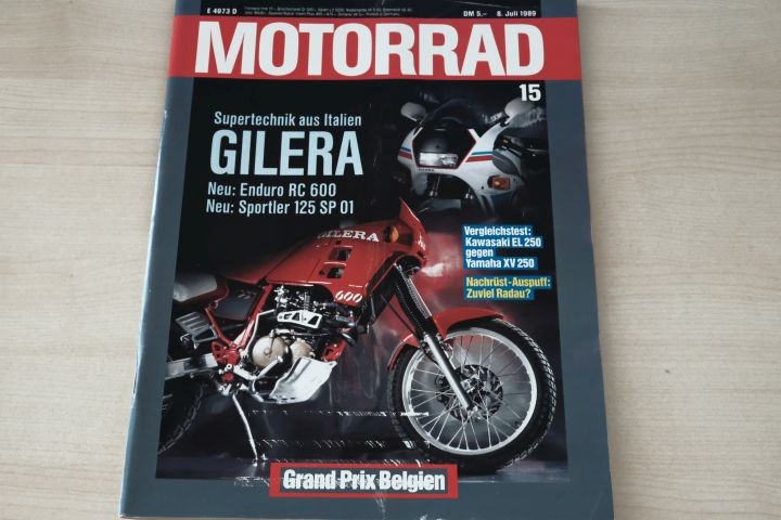 Deckblatt Motorrad (15/1989)