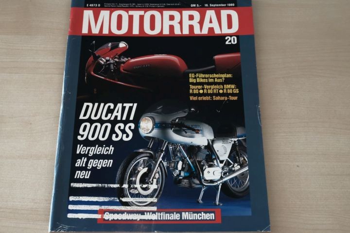 Deckblatt Motorrad (20/1989)