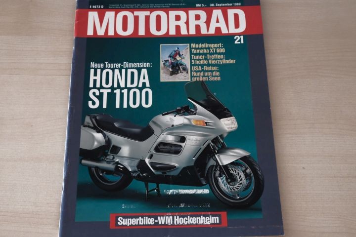 Deckblatt Motorrad (21/1989)