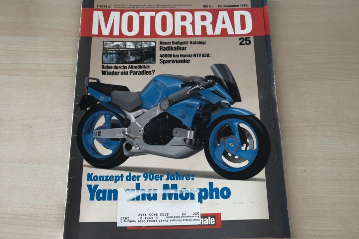 Deckblatt Motorrad (25/1989)
