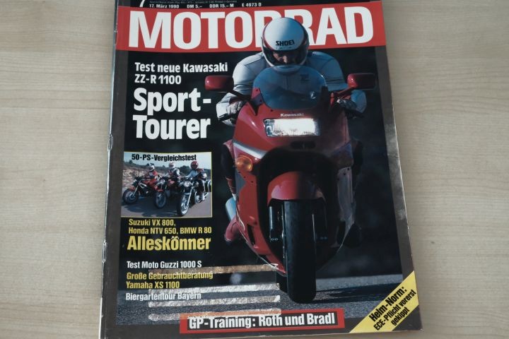 Deckblatt Motorrad (07/1990)