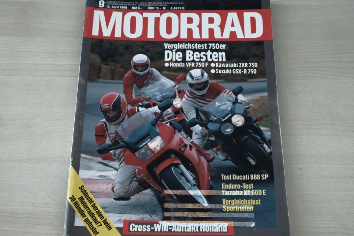 Deckblatt Motorrad (09/1990)