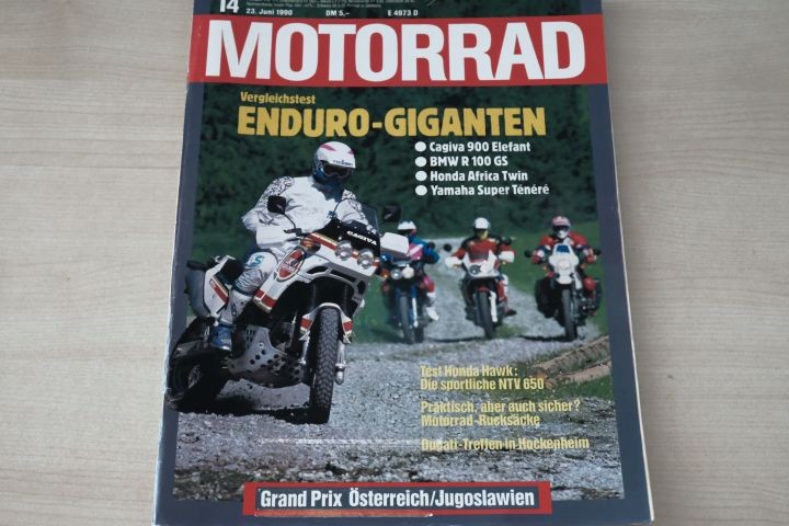 Deckblatt Motorrad (14/1990)