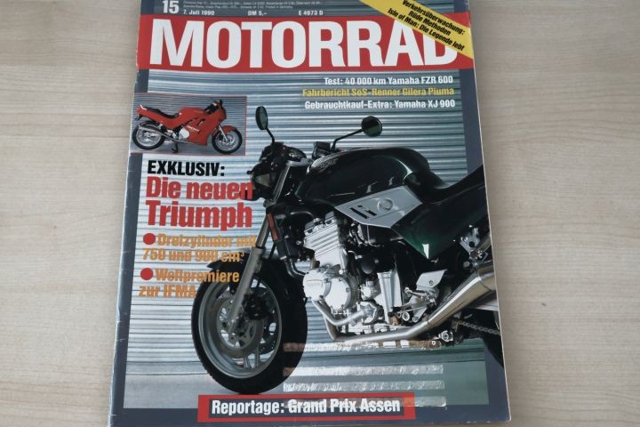 Deckblatt Motorrad (15/1990)