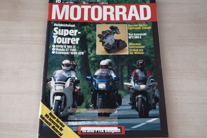 Deckblatt Motorrad (16/1990)