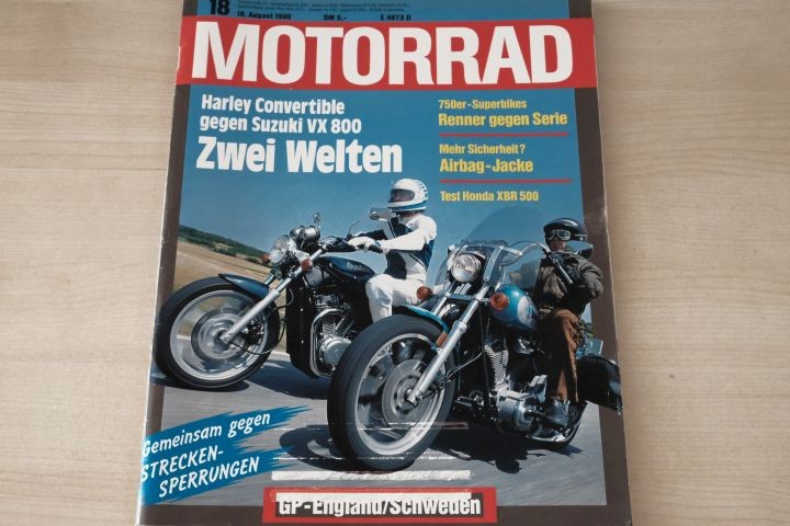 Deckblatt Motorrad (18/1990)
