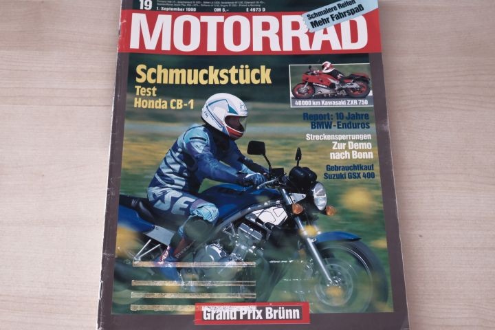 Deckblatt Motorrad (19/1990)