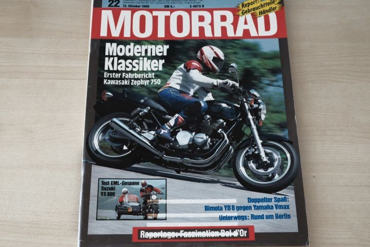 Deckblatt Motorrad (22/1990)
