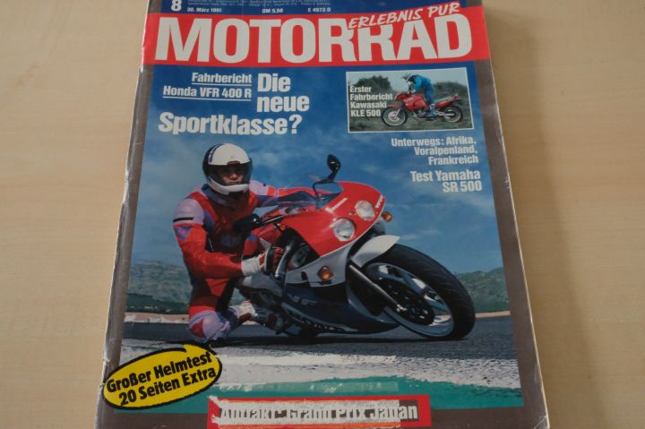 Deckblatt Motorrad (08/1991)