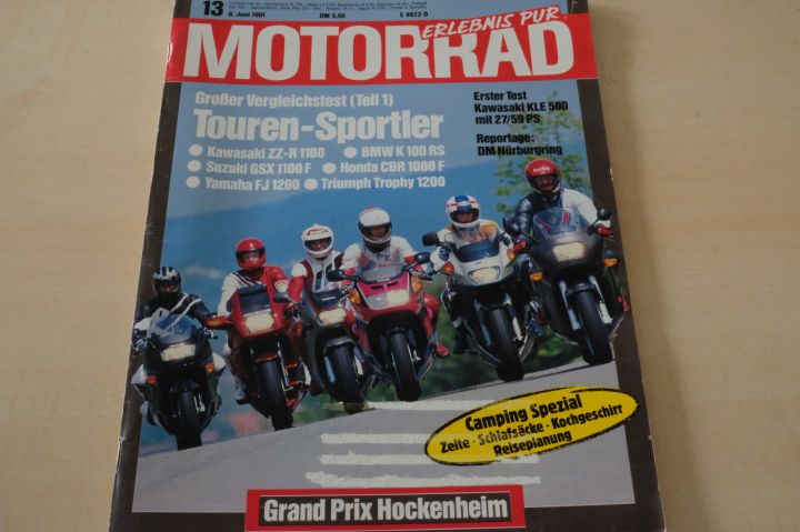 Deckblatt Motorrad (13/1991)