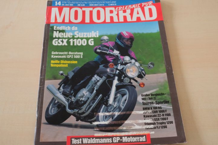 Deckblatt Motorrad (14/1991)