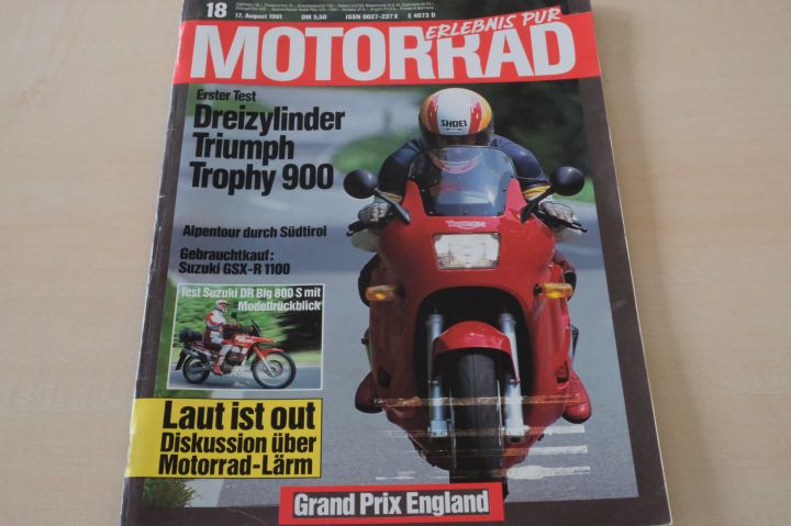 Deckblatt Motorrad (18/1991)