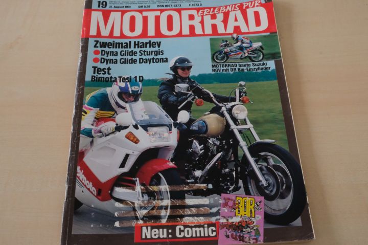 Deckblatt Motorrad (19/1991)