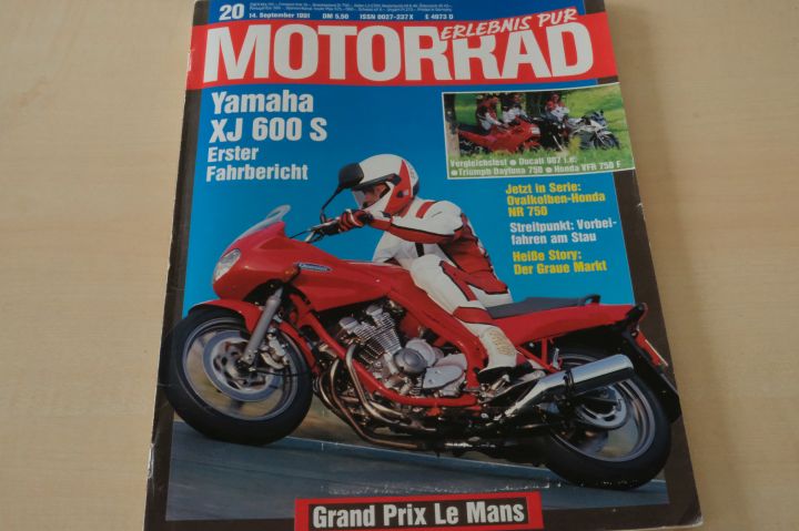 Deckblatt Motorrad (20/1991)