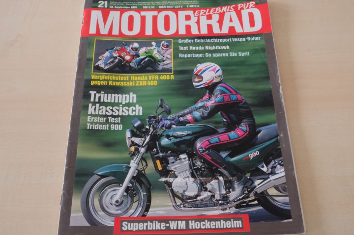 Deckblatt Motorrad (21/1991)