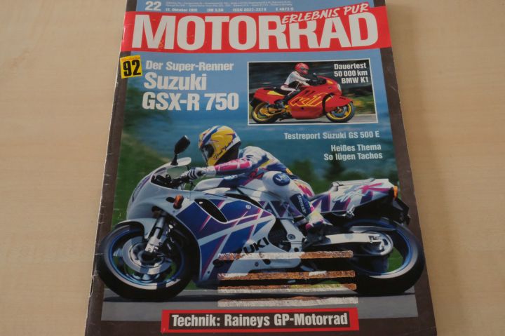 Deckblatt Motorrad (22/1991)