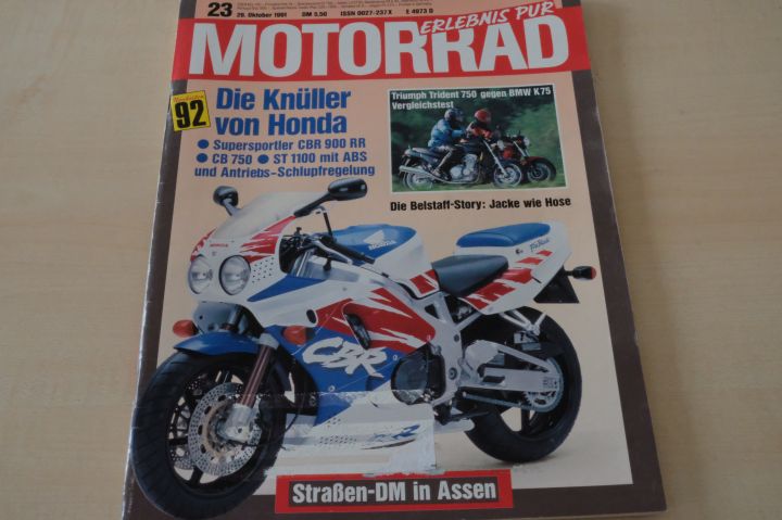 Deckblatt Motorrad (23/1991)