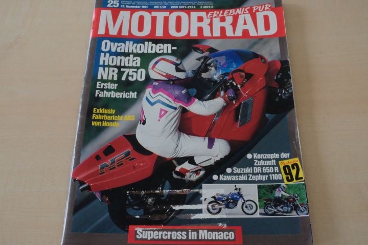 Deckblatt Motorrad (25/1991)
