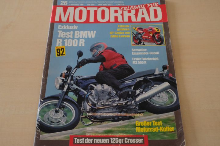 Deckblatt Motorrad (26/1991)