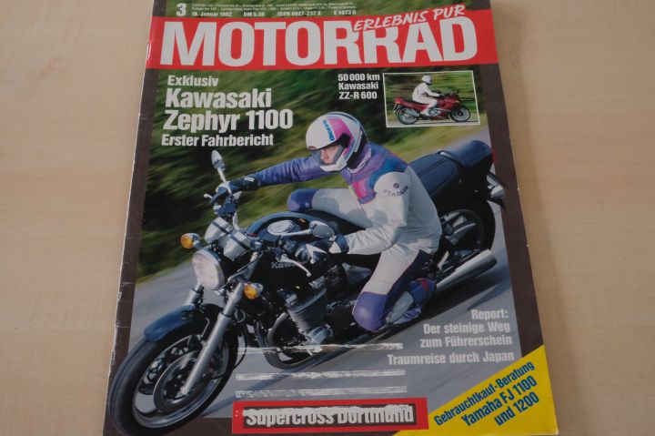 Deckblatt Motorrad (03/1992)