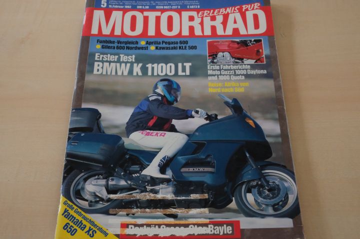 Deckblatt Motorrad (05/1992)