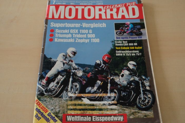 Deckblatt Motorrad (07/1992)