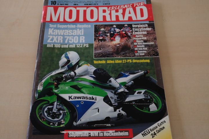 Deckblatt Motorrad (10/1992)