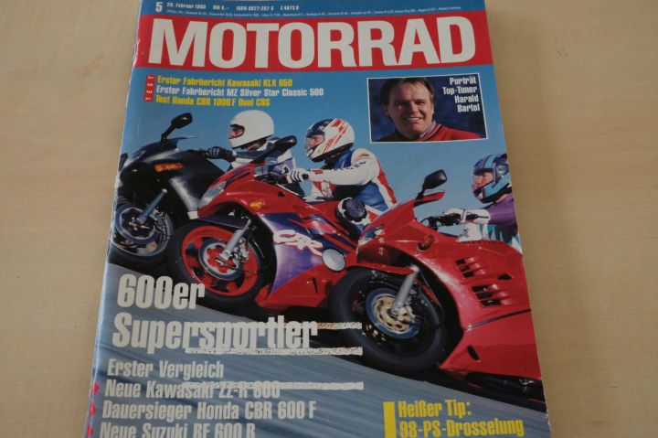 Deckblatt Motorrad (05/1993)