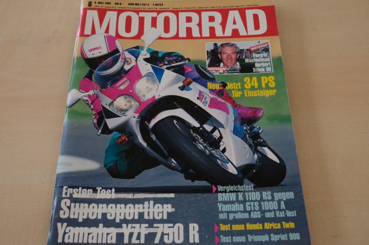 Deckblatt Motorrad (06/1993)