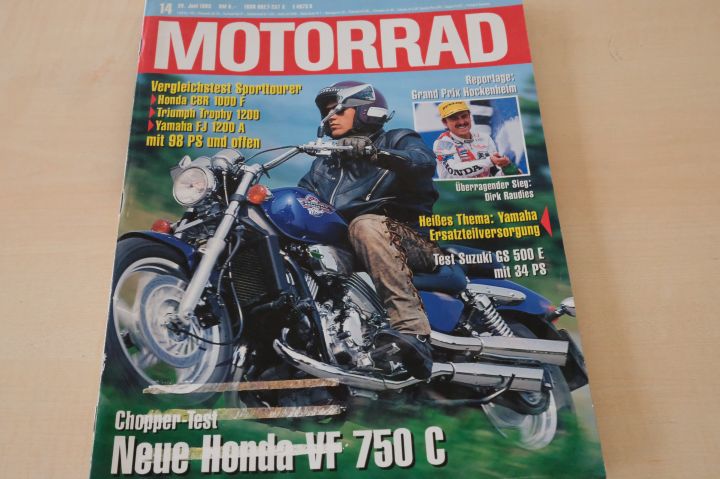 Deckblatt Motorrad (14/1993)