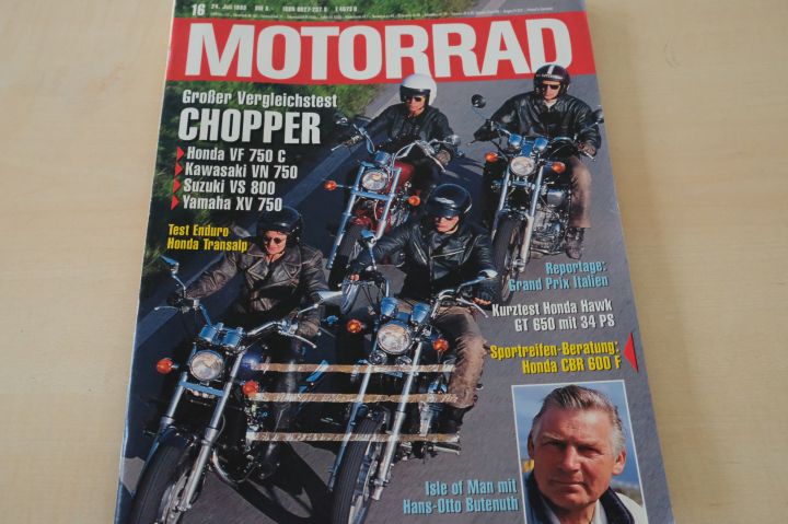 Deckblatt Motorrad (16/1993)