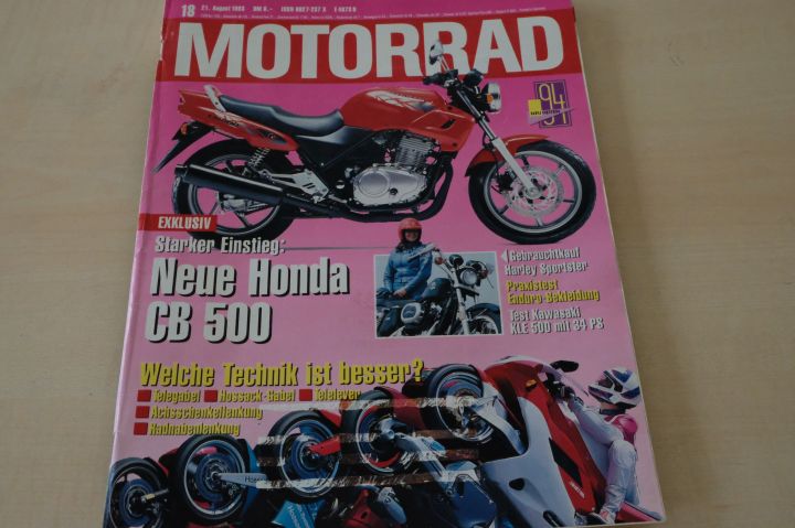 Deckblatt Motorrad (18/1993)