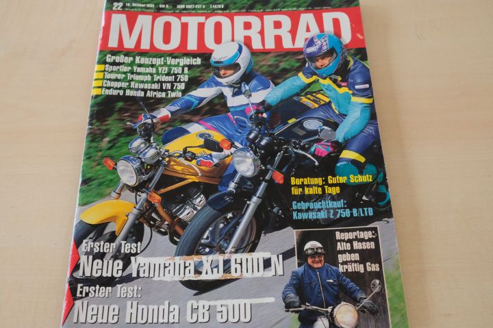 Deckblatt Motorrad (22/1993)