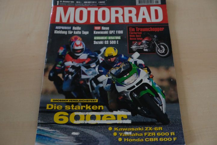 Deckblatt Motorrad (01/1994)