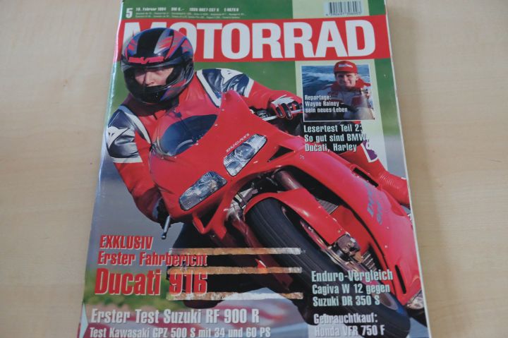 Deckblatt Motorrad (05/1994)